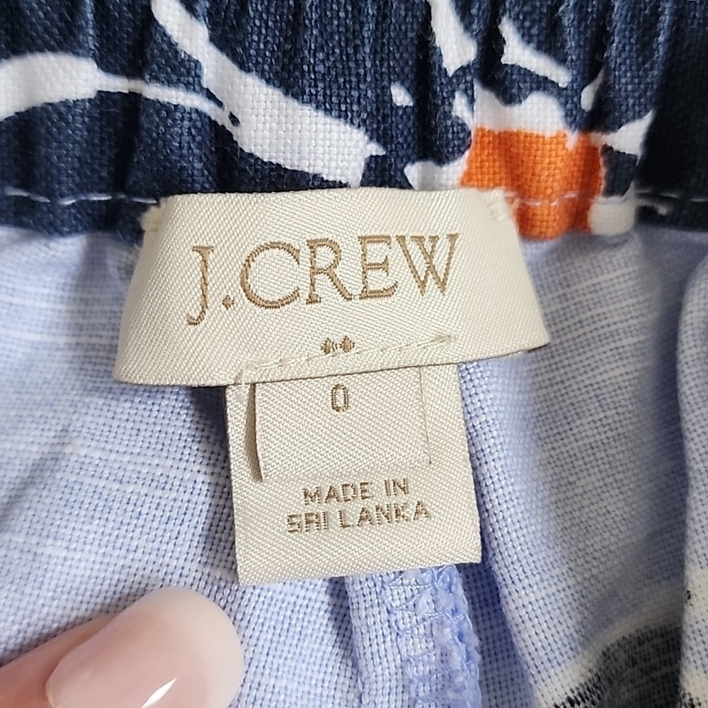 J. Crew Linen Blend Shorts Sz 0 - Picture 4 of 5